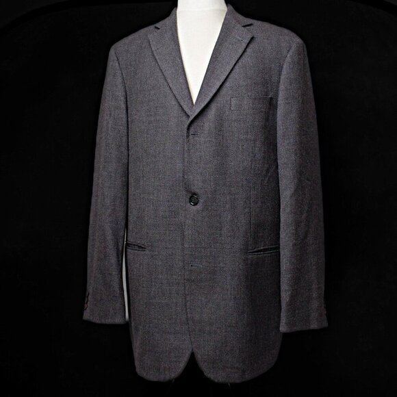 Hugo Boss Other - Mens Wool Blend Blazer | Hugo Boss | 44 L | Classic Fit Double-Breasted 3-Button